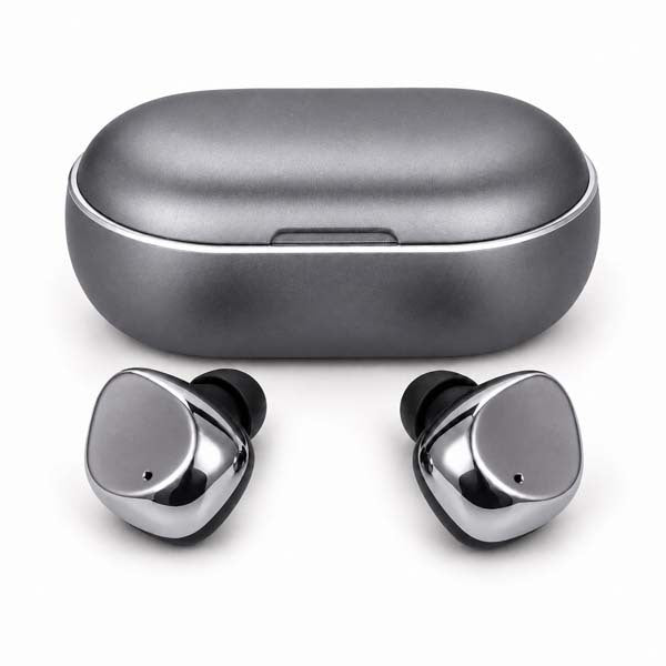 Krane & Bauer Hurricane wireless earbuds silver IPX7, UK version