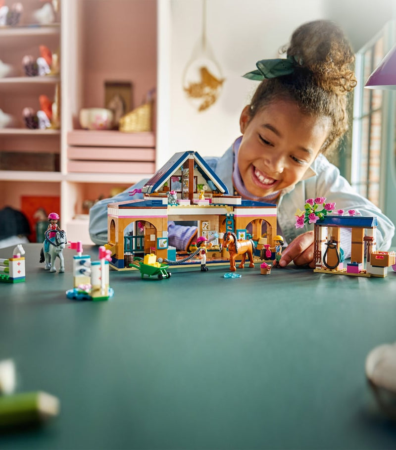 LEGO Friends Horse Stable and Riding Academy toy building set, UK version