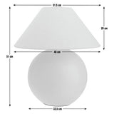 Habitat Circle ceramic table lamp 51cm - British product