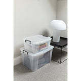 Strata Smart clear storage box 65L (British brand)