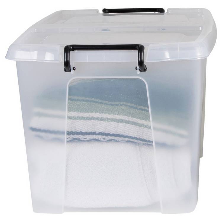 Strata Smart clear storage box 65L (British brand)