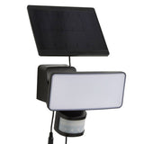 White solar sensor LED flood light 800lm (British brand)