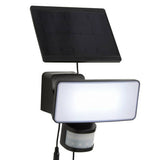 White solar sensor LED flood light 800lm (British brand)