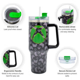 Hox travel cup black and green 1200ml - British product