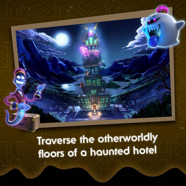 Nintendo Luigi's Mansion 3 Switch game, UK version