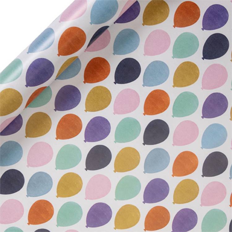 Argos Home balloons wrapping paper 10m roll, imported from the UK