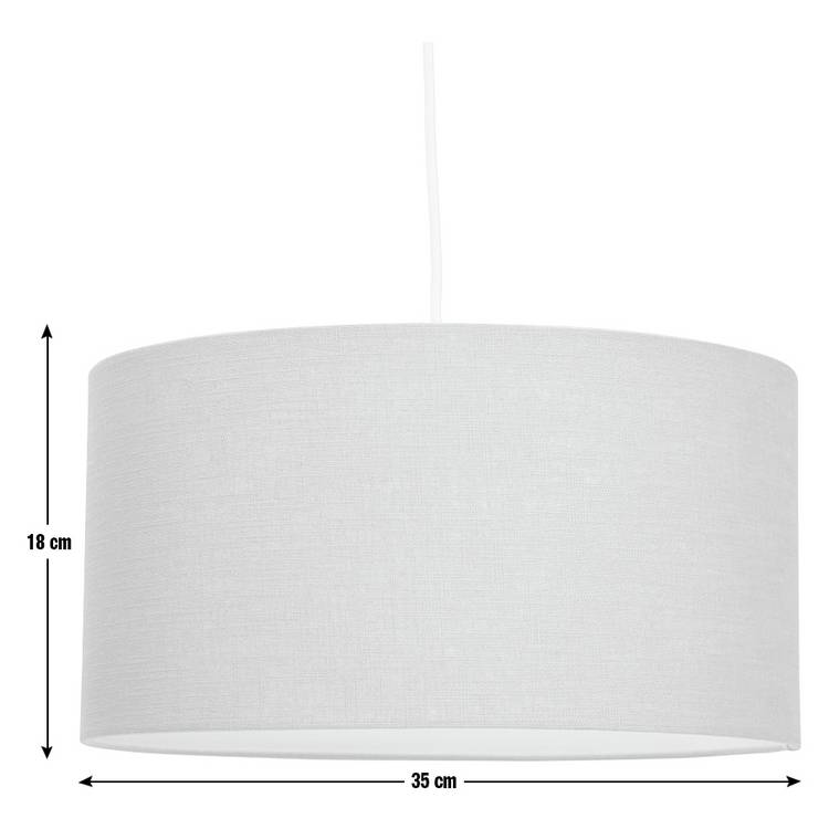 Habitat green linen easy fit lampshade 35cm - British product