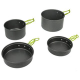 Streetwize camping cookware set with pans and accessories (British brand)