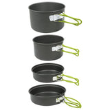 Streetwize camping cookware set with pans and accessories (British brand)