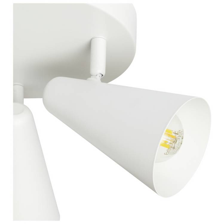 Argos Home 3-light spotlight plate white, imported from the UK