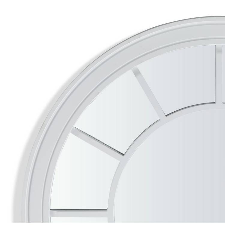 Argos Home white round wall mirror 71cm (British brand)