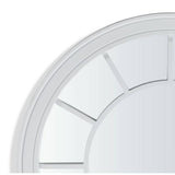 Argos Home white round wall mirror 71cm (British brand)