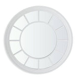 Argos Home white round wall mirror 71cm (British brand)