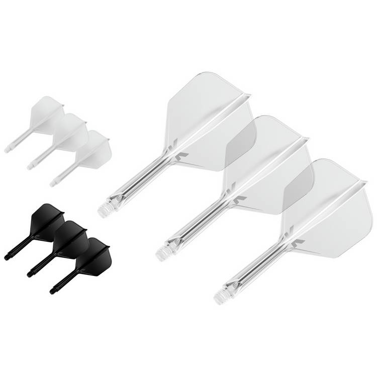 Target K-Flex integrated flight and shaft 9-pack, imported from the UK