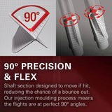 Target K-Flex integrated flight and shaft 9-pack, imported from the UK