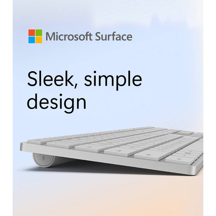 Microsoft Surface wireless keyboard grey QWERTY UK (British brand)