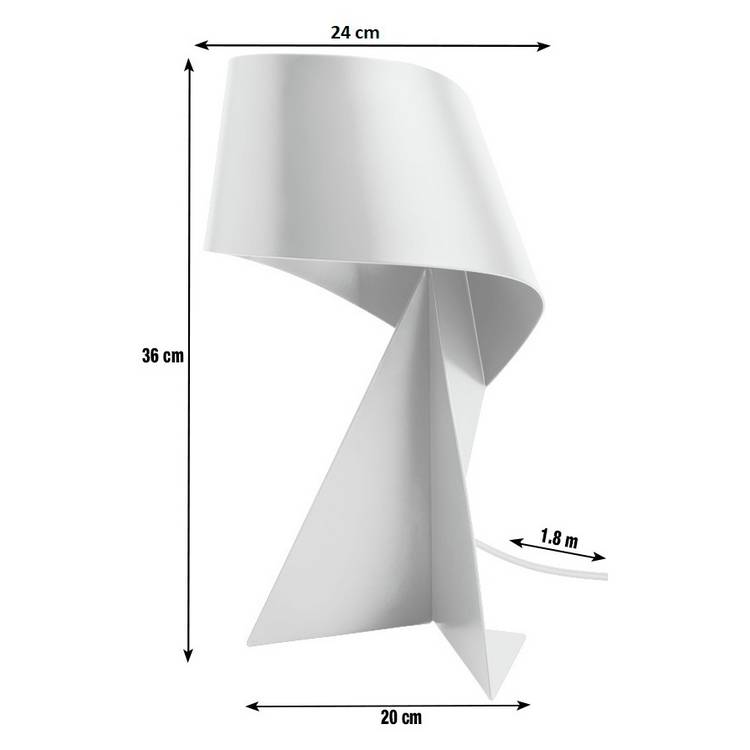 Habitat 60 Ribbon table lamp 36cm blue, UK version