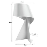 Habitat 60 Ribbon table lamp 36cm blue, UK version