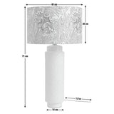 Habitat x Morris & Co. Tulip Toile ceramic lamp large (British brand)