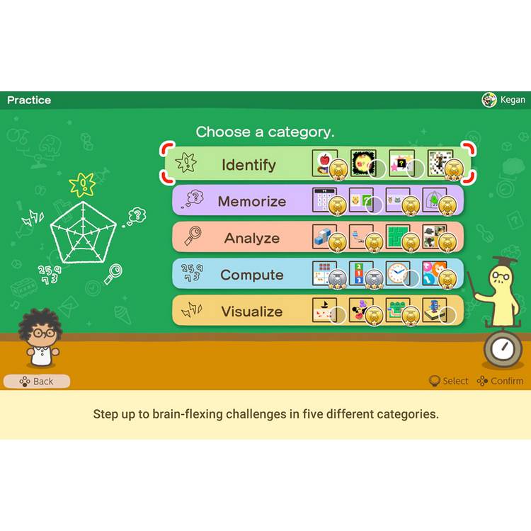 Big Brain Academy Brain vs. Brain Nintendo Switch game, UK version