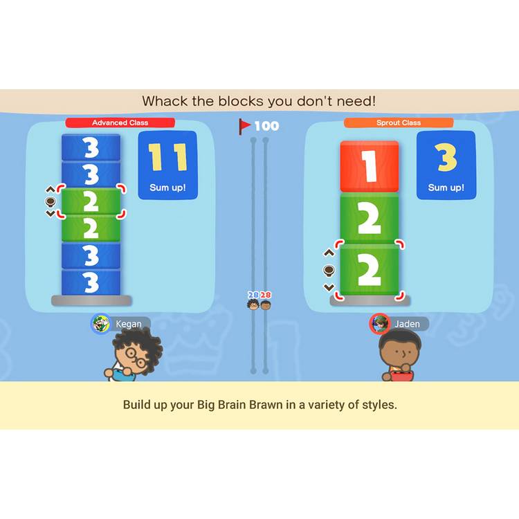 Big Brain Academy Brain vs. Brain Nintendo Switch game, UK version