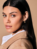 Ralph Lauren gold tone padlock earrings, UK version