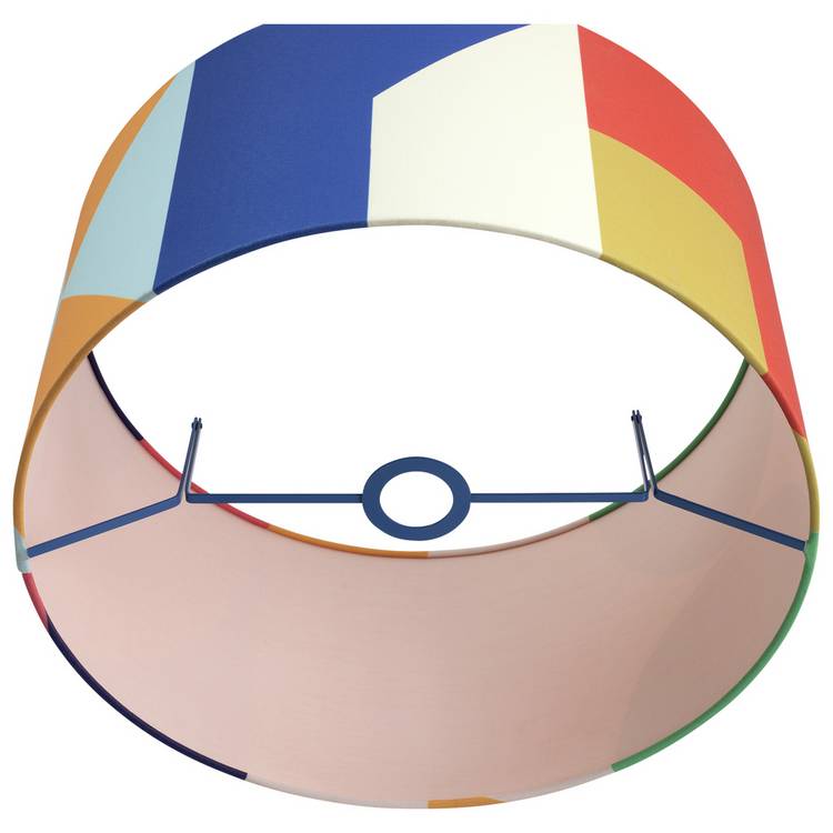 Habitat geometric easy fit lampshade 45cm, UK version