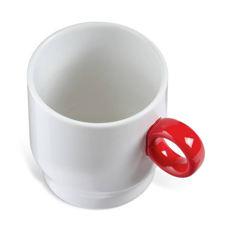 Sebastian Conran red coffee cup set of 4 (British brand)