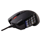 Corsair Scimitar RGB Elite MMO gaming mouse black, imported from the UK