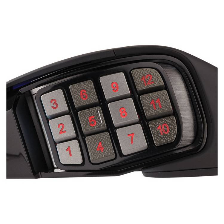 Corsair Scimitar RGB Elite MMO gaming mouse black, imported from the UK