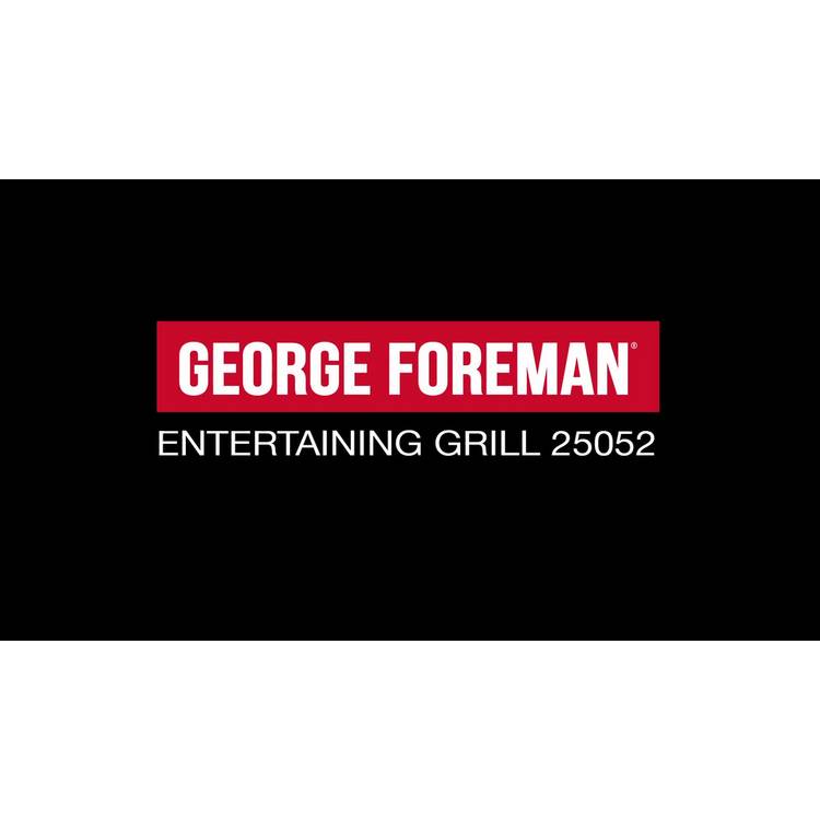 George Foreman Large Steel Health Grill, imported from the UK