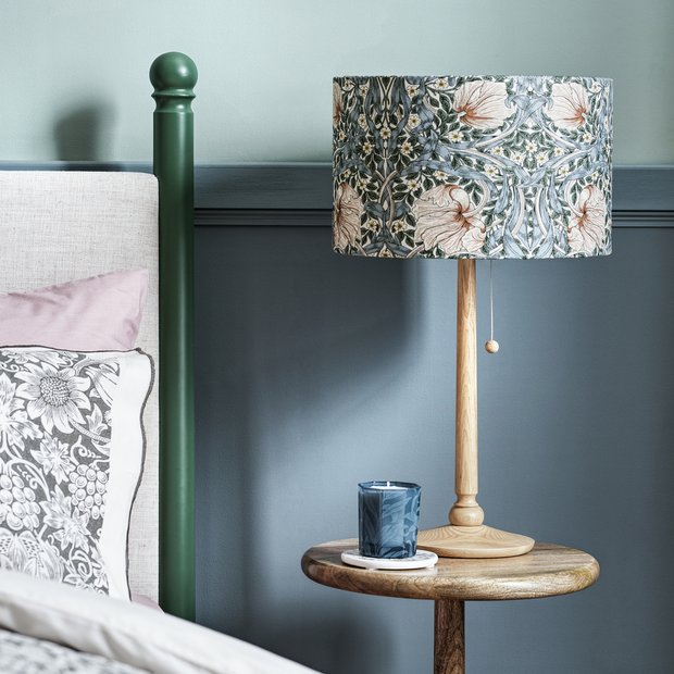 Habitat wooden table lamp base ash - British product