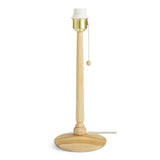 Habitat wooden table lamp base ash - British product