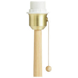 Habitat wooden table lamp base ash - British product