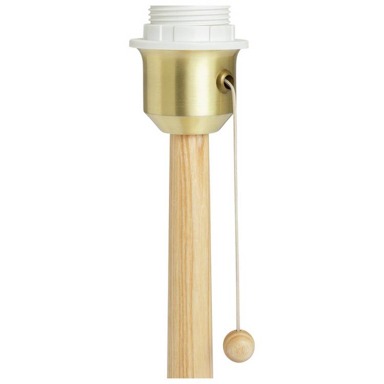 Habitat wooden table lamp base ash - British product