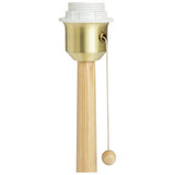 Habitat wooden table lamp base ash - British product
