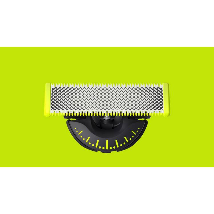 Philips OneBlade replacement blade heads 4-pack, imported from the UK