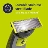 Philips OneBlade replacement blade heads 4-pack, imported from the UK