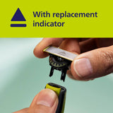 Philips OneBlade replacement blade heads 4-pack, imported from the UK