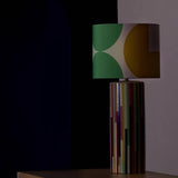 Habitat Klee ceramic table lamp Margo Selby 67cm multicoloured, UK version