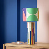 Argos Habitat 60 Klee Ceramic Table Lamp by Margo Selby - Multi 67cm- Buy online at McGrocer