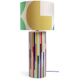 Habitat Klee ceramic table lamp Margo Selby 67cm multicoloured, UK version