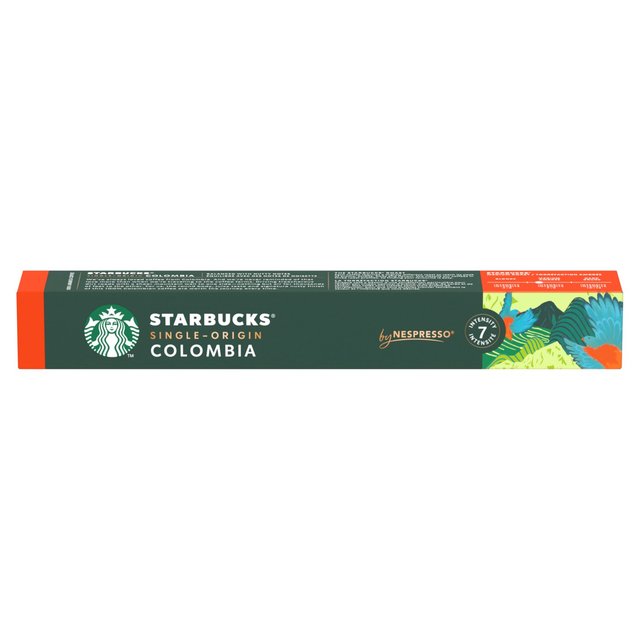 STARBUCKS by NESPRESSO Single-Origin Colombia Espresso Coffee Pods   10 per pack GOODS M&S