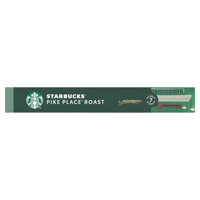 STARBUCKS by NESPRESSO Pike Place Lungo Coffee Pods   10 per pack GOODS M&S