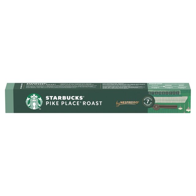 STARBUCKS by NESPRESSO Pike Place Lungo Coffee Pods   10 per pack GOODS M&S