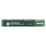 STARBUCKS by NESPRESSO Pike Place Lungo Coffee Pods   10 per pack GOODS M&S