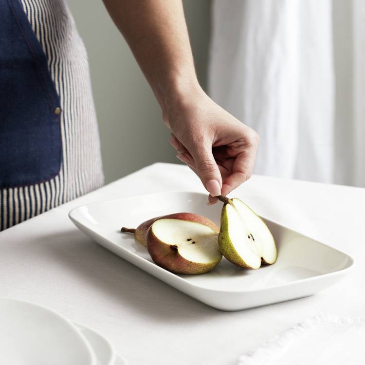 Sebastian Conran porcelain serving platter 29cm, UK version