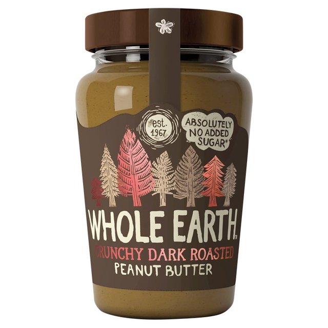 Whole Earth Dark Roasted Peanut Butter 340g GOODS M&S
