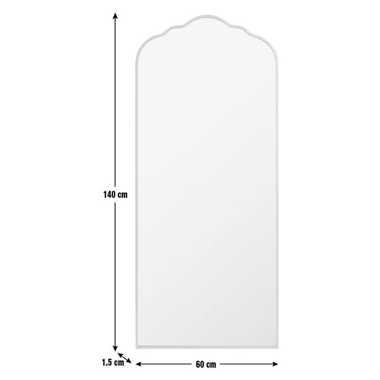 Argos Home gold full-length curved mirror 140x60cm - British product