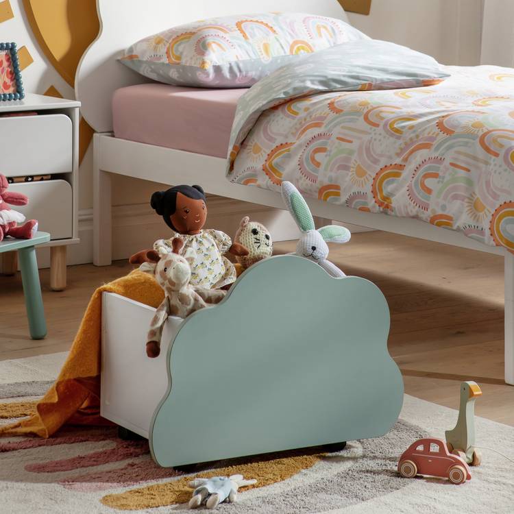 Habitat Albie green wheeled storage box, UK version